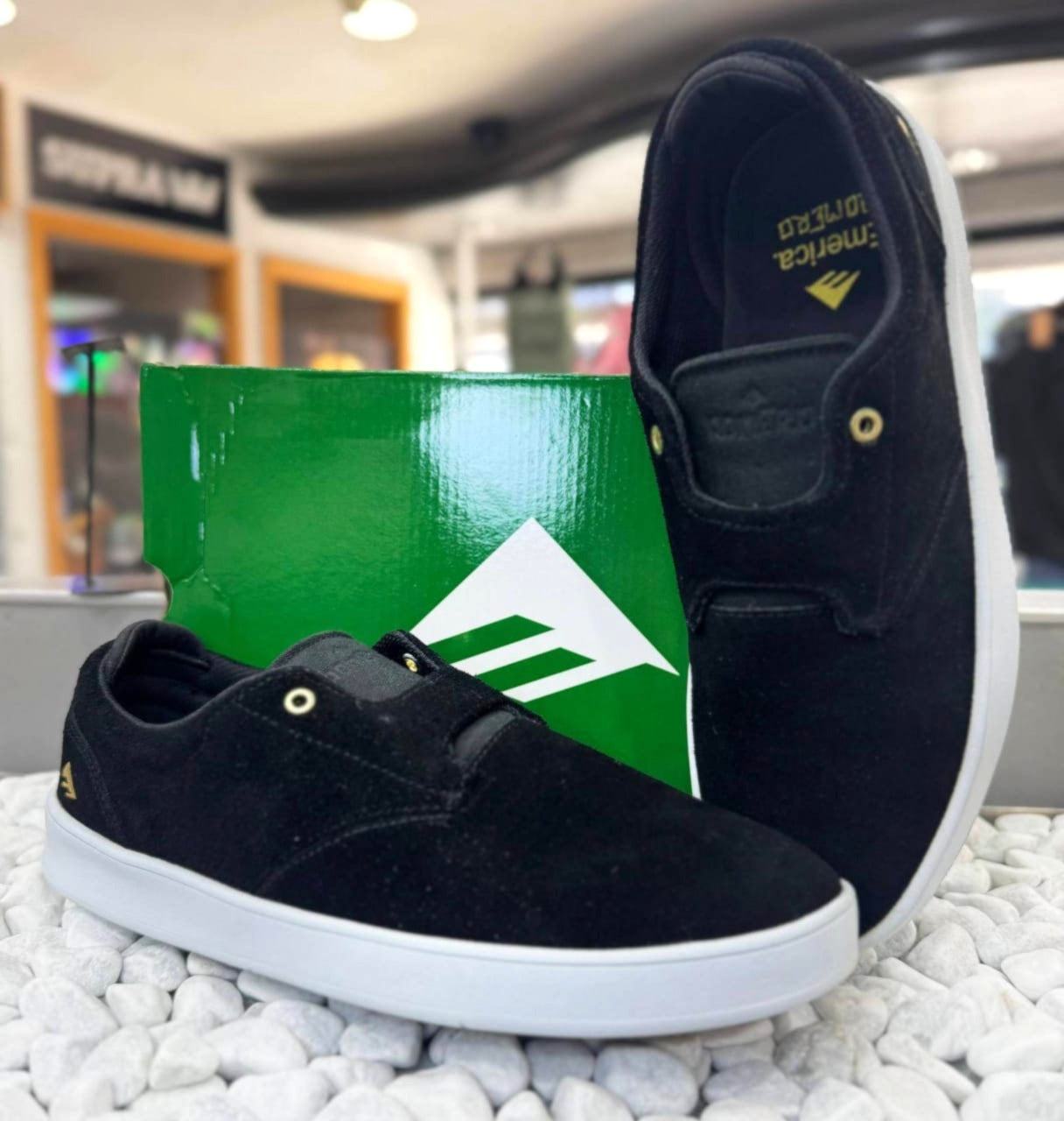 ZAPATO EMERICA ROMERO BLK/WHT/GLD
