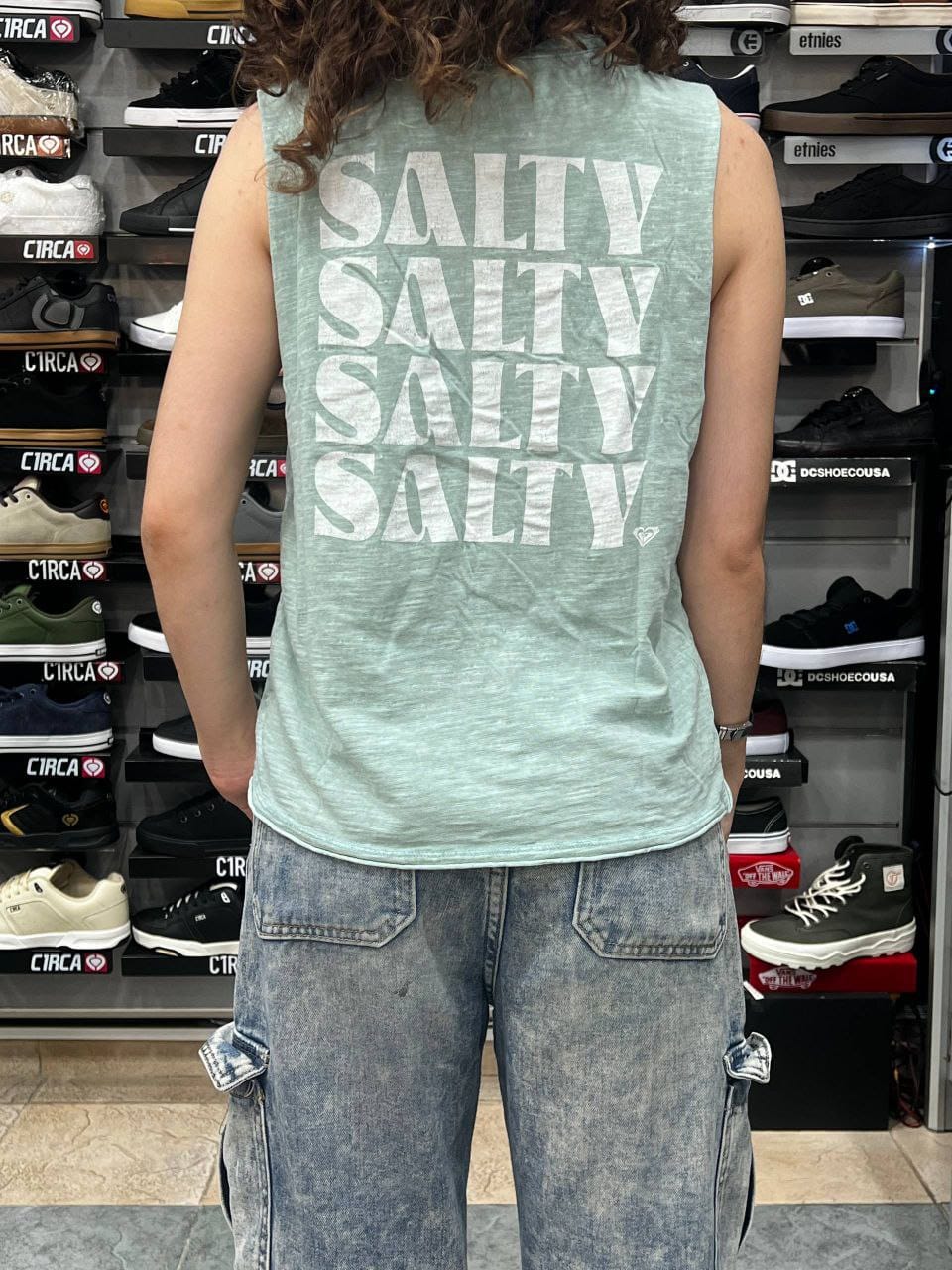 Franela Roxy Modelo Salty Stack BKEO