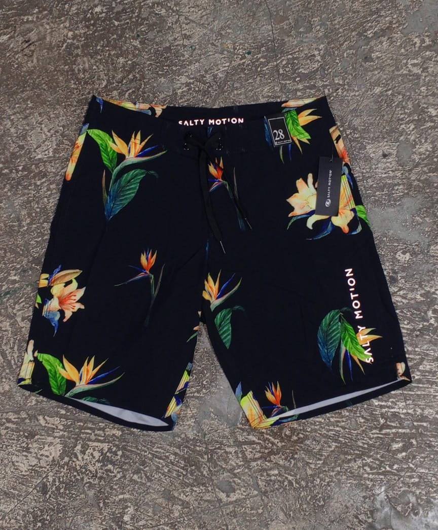 Short Traje de baño Salty Motion Modelo Madagascar BLK
