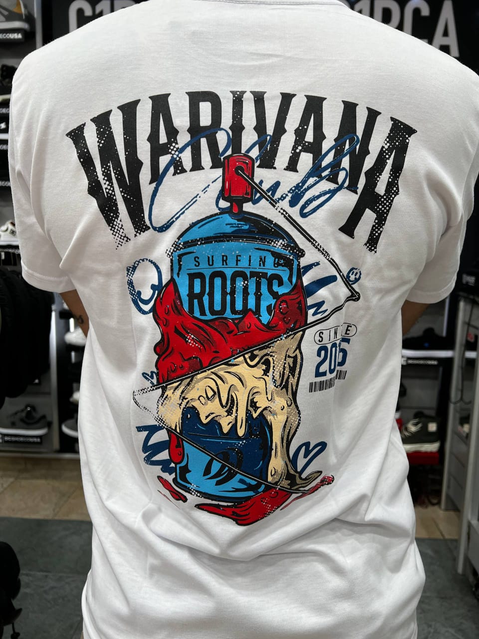 FRANELA WARIVANA MODELO SPRY BLANCO