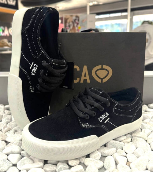 ZAPATO C1RCA MODELO ELSTON BLK/WHT/SUE