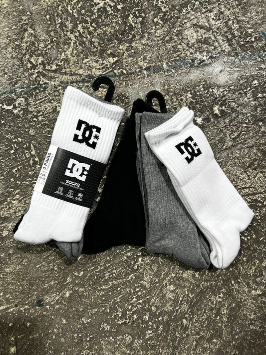 MEDIAS LARGAS 3 COLORES 3 PACK DC SHOES