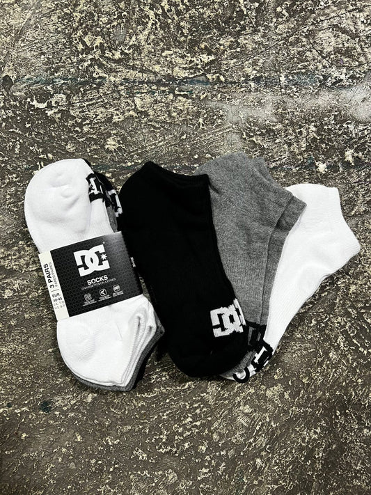 MEDIAS TOBILLERAS 3 COLORES 3 PACK DC SHOES