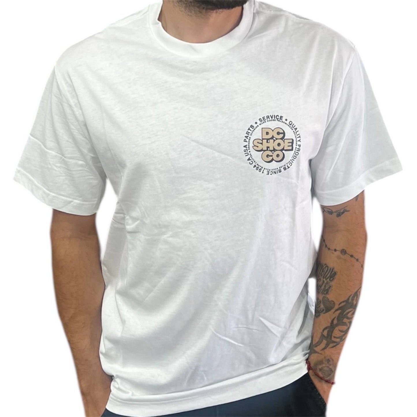 FRANELA DC SHOES MODELO FRANELA COLOR BLANCA