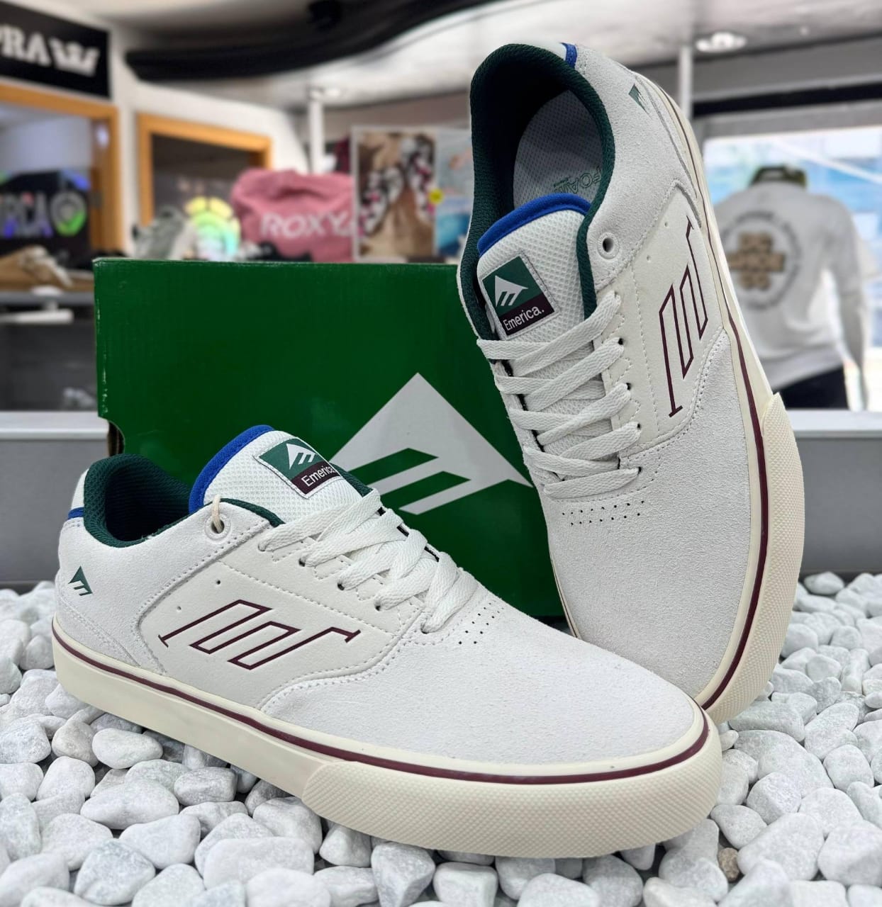 ZAPATO EMERICA MODELO THE LOW VULC CREME