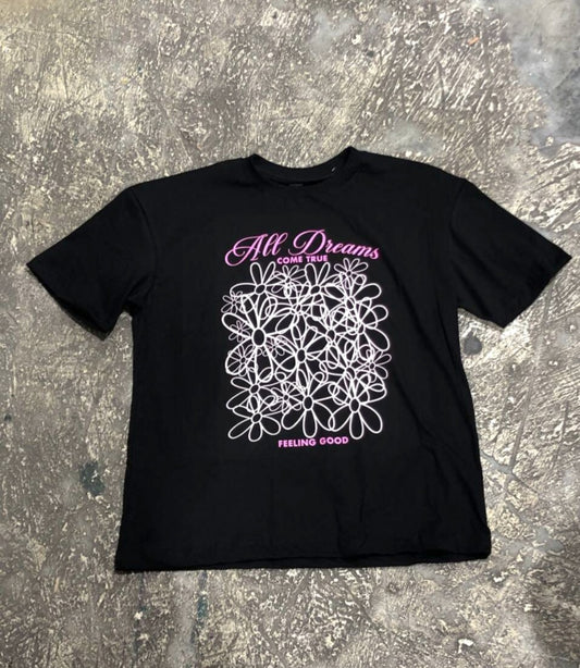 Franela Oversize Negra Movement