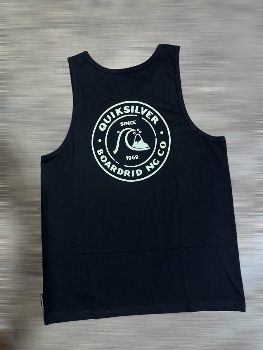 FRANELILLA QUIKSILVER MODELO TANK BUBBLES BLK