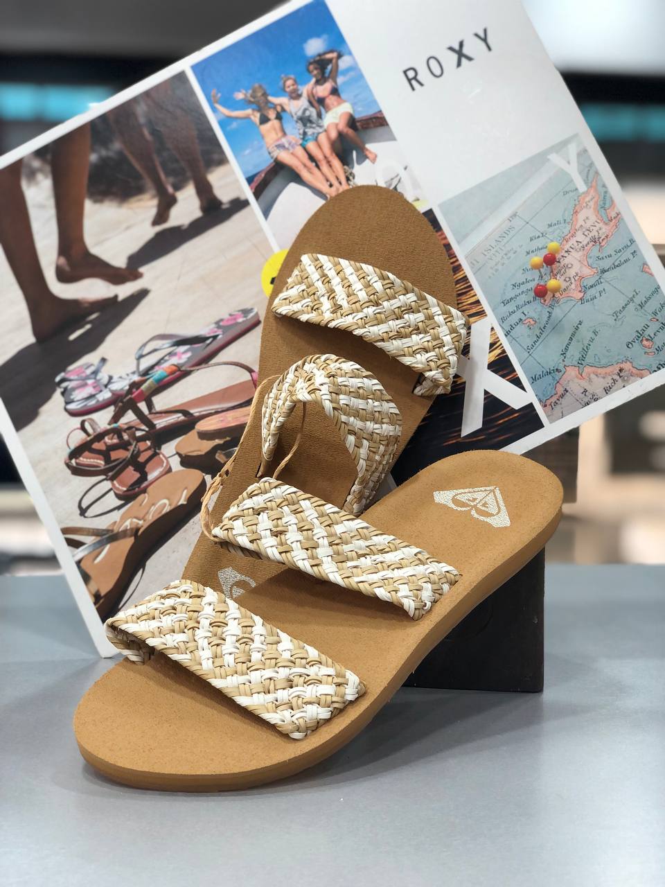 Sandalias Roxy Modelo Porto Slide