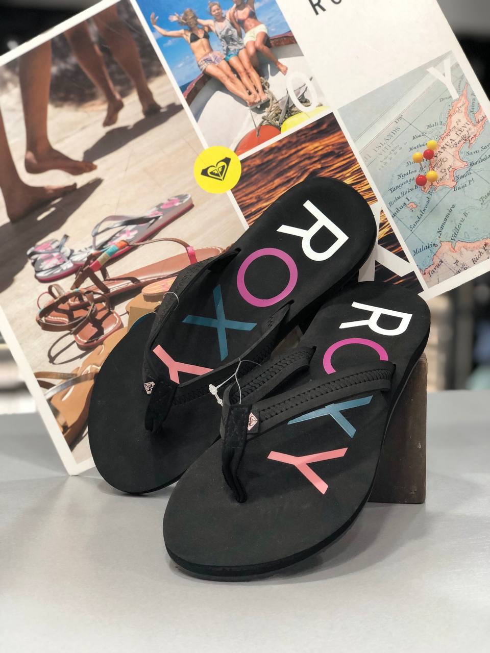 Sandalias Roxy Modelo Vista BKW