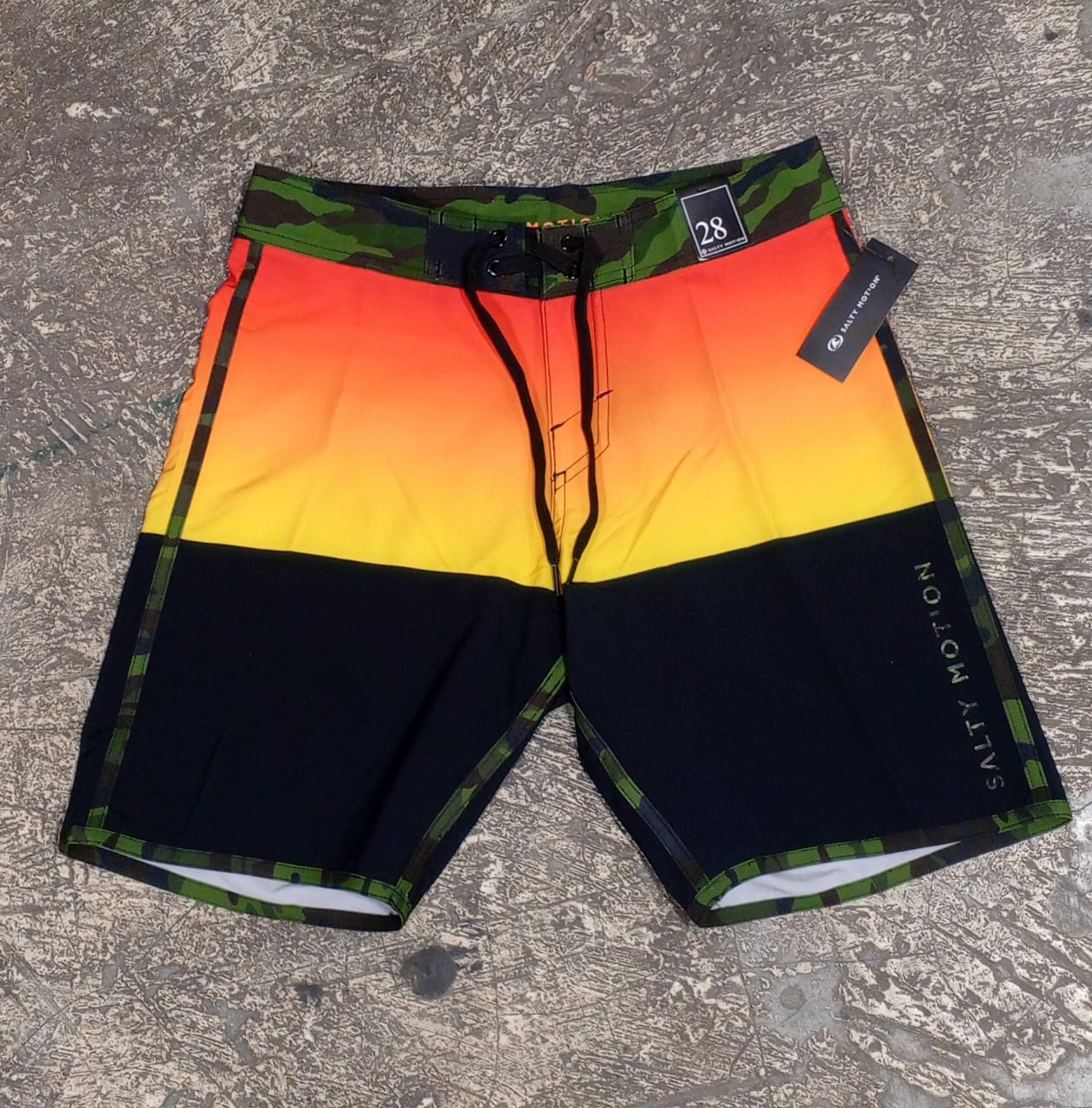 Short Traje de baño Salty Motion Modelo Sunset BLK