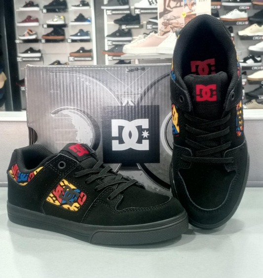 Zapatos DC Shoes Kids Modelo Pure Elastic BKN
