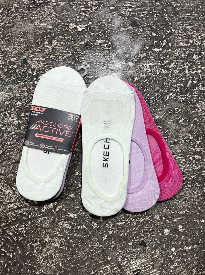MEDIAS INVISIBLES DAMA 3 COLORES 3 PACK SKECHERS