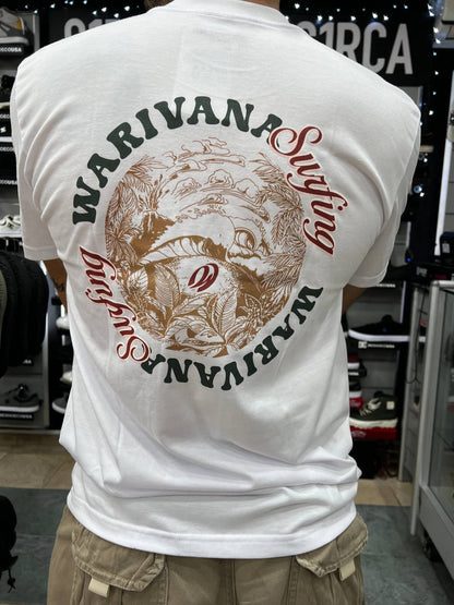 FRANELA WARIVANA MODELO SURFING BLANCO